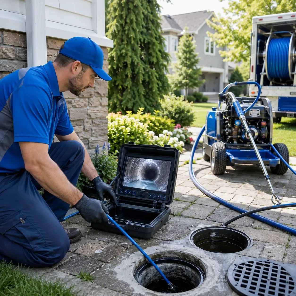 Outdoor drain cleaning professionals serving Kinsman, OH